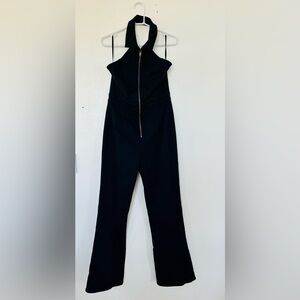 Denim halter Reiss Jumpsuit